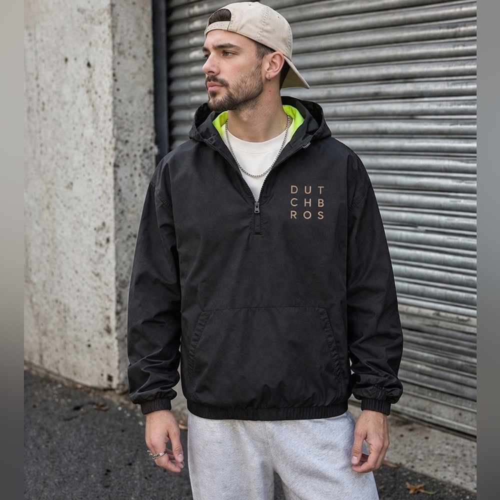 Dutch Bros Brothers Coffee
Logo Full‎ Zip Windbreaker Jacket size XL Extra Large